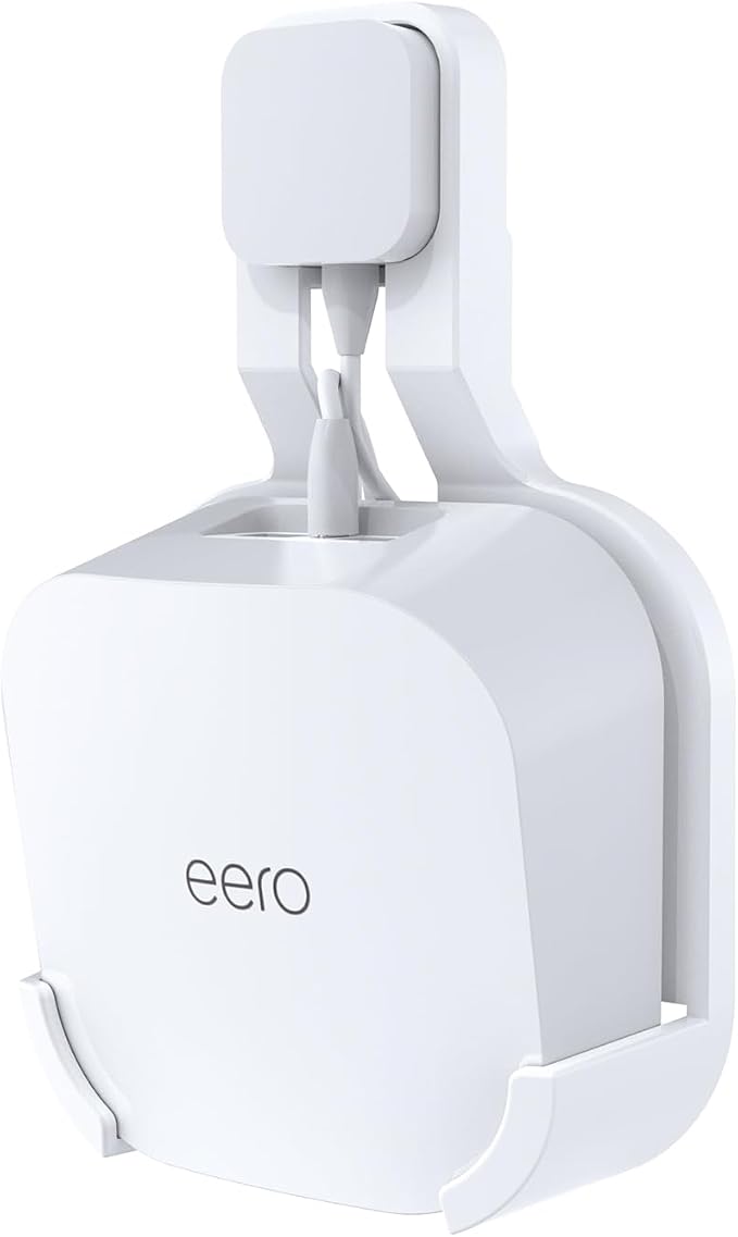 Outlet Wall Mount for eero 7, No-Drill Plug Adapter by ARSUNOVO