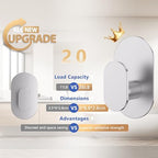 Aikzik Adhesive Towel Hooks - 26LB Heavy Duty Wall Sticky Waterproof Hooks - Image 5