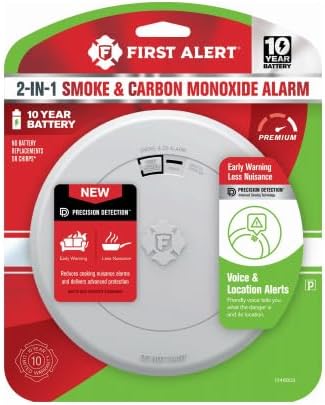 First Alert 10 Year Battery-Powered Photoelectric Smoke and Carbon Monoxide - Image 2