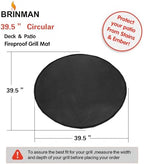 40" Fire Pit Mat for Solo Stove Bonfire, Round Fireproof Firpit Mats under Fire - Image 4