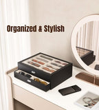 NEWLOOP 20 Slots Sunglass Organizer Drawer Display Case - Image 3