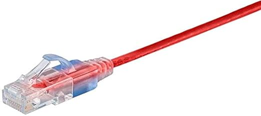 Monoprice - 116334 SlimRun Cat6A Ethernet Patch Cable - Snagless RJ45 UTP Pure - Image 2