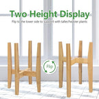 Rnined Plant Stand Indoor, Bamboo Plant Shelf, Adjustable Corner Plants Flower - Image 4
