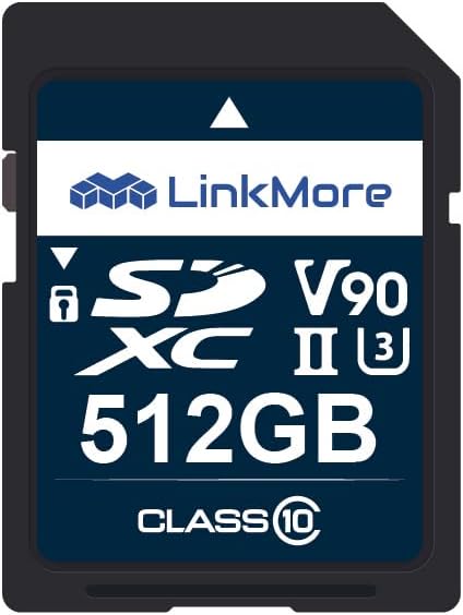 LinkMore XV29 512GB SDXC UHS-II Card UHS-II SD Crd, SD Card by LinkMore
