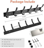 Optish Coat Rack Wall Mount, Wall Hooks - Image 2