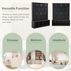 LUMISOL 4-in-1 Farmhouse Hall Tree - Image 5