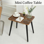 FORAOFUR Side Table, Rectangular Wooden Small End Table, Small Accent Table - Image 5