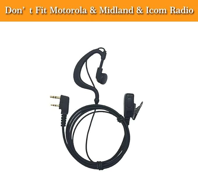 2-Pack Two-Way Radio Earpiece - Image 2