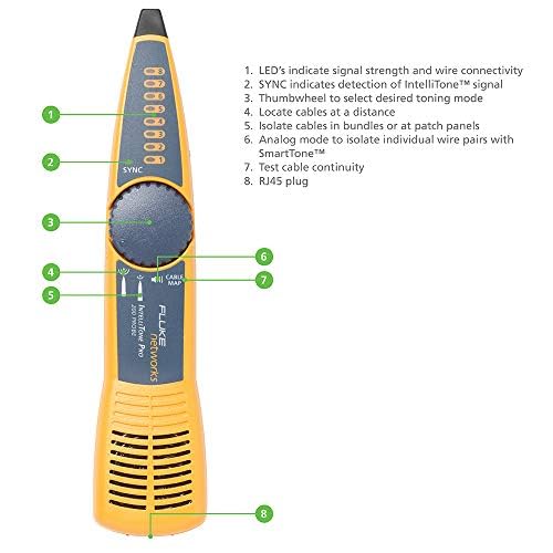 Fluke Networks MS2-KIT MicroScanner2 Copper Cable Verifier Kit, Troubleshoots - Image 3