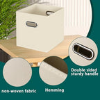 Foldable cube storage bins, Fabric Storage Box Cubes Organizer Baskets - Image 7