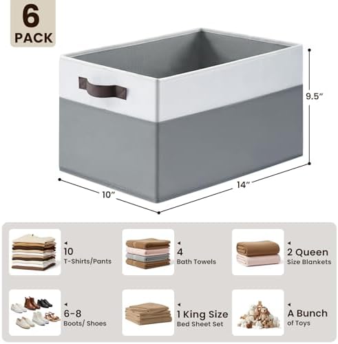 Criusia Closet Organizers and Storage Baskets - Image 2
