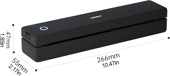 HPRT Portable Thermal Printer-Inkless Printer, Supports Thermal Paper&Labels - Image 2