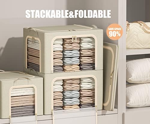 3 Openings Large Clothes Storage Bins - Image 2