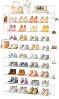 LUKYTOWER Sturdy Tall Shoe Rack 10 Tier Stackable Shoes Organizer by LUKYTOWER