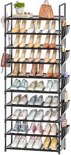 LUKYTOWER Tall Shoe Rack by LUKYTOWER