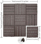 Interlocking Deck Tiles Outdoor Waterproof, Composite Patio Flooring - Image 7