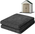 ToLanbbt Outdoor Storage Shed Floor Mat, 8.2 x 8.2 FT Waterproof Carport Mat by ToLanbbt