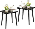 FORAOFUR Black End Tables Set of 2, Modern Boho End Table by FORAOFUR