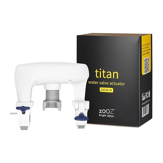 Zooz Z-Wave Long Range 700 Series Titan Water Valve Actuator ZAC36 | Compatible by ZOOZ