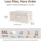 StorageWorks Large Decorative Storage Boxes - Image 2