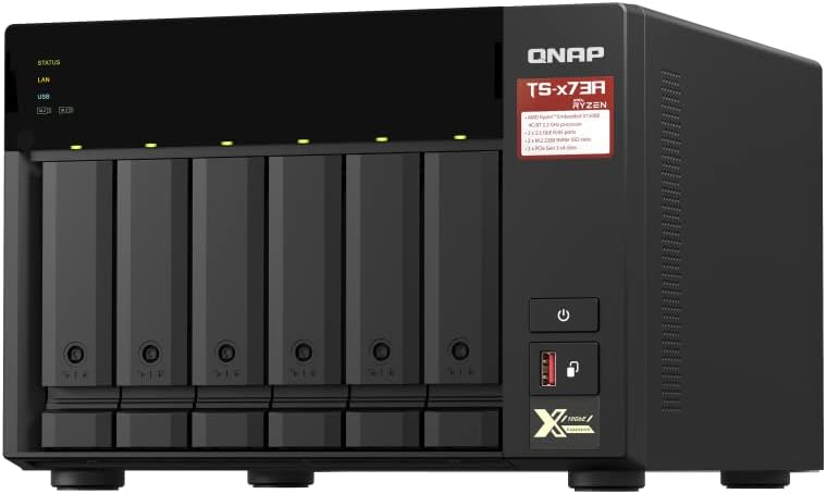 QNAP TS-673A-8G 6 Bay High-Performance NAS - Image 4
