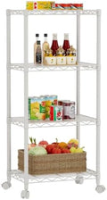 Golpart Small Shelves Storage Wire Metal Adjustable Shelf Unit by Golpart