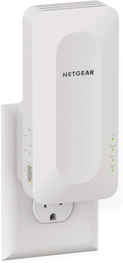 NETGEAR EAX15-100NAR AX1800 Dual-Band WiFi 6 Mesh Extender Wall Plug by Amazon+Renewed