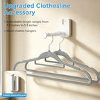 Retractable Clothesline, 16.7 Ft Heavy-Duty 44 lb Laundry Line - Image 3