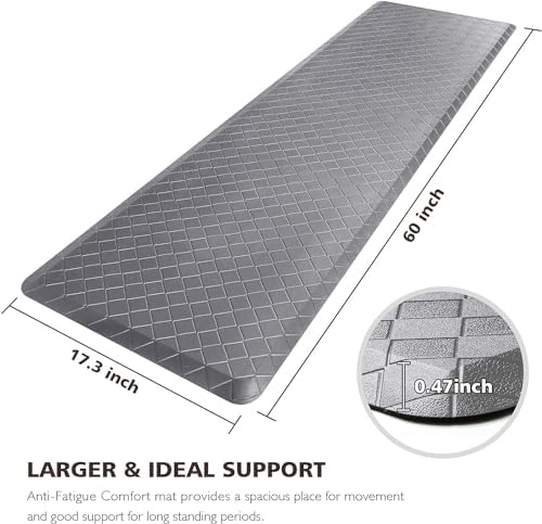 HappyTrends Kitchen Mats for Floor Cushioned Anti-Fatigue Kitchen Rugs - Image 2