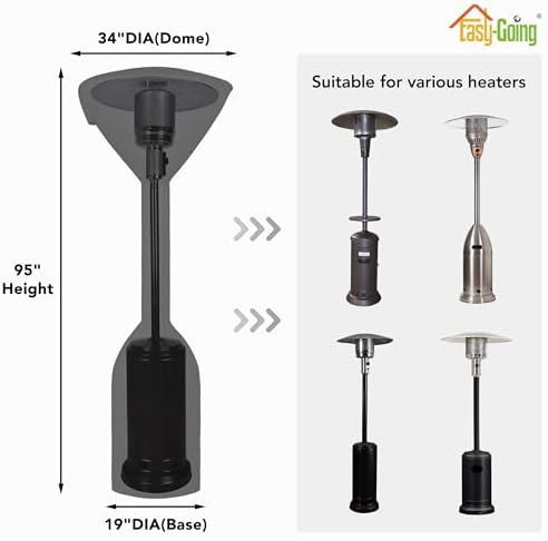 Easy-Going Stand-Up Patio Heater Cover - Image 2