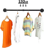 Oroonoko 36" Wall Mounted Clothes Rack, Closet Rods - Image 5