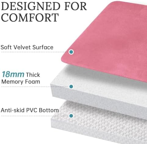 HUXMEYSON 3-Piece Memory Foam Bathroom Rug Set - Image 5