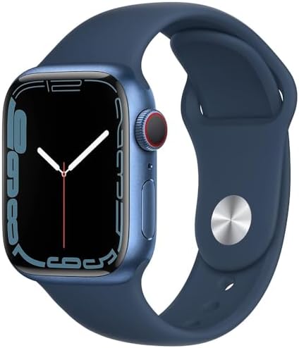 Apple Watch Series 7 Blue Aluminum Case - Image 4