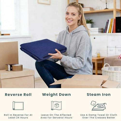 KOZYFLY Washable 3x5 Entry Woven Area Rug, Braided Throw Rugs - Image 4