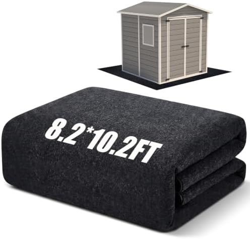Shed Floor Mat 8.2 x 10.2 ft, PE Backing by Haull