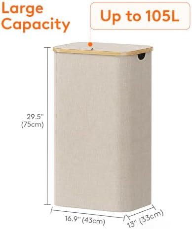 Lifewit 105L Large Laundry Basket - Image 3