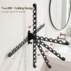wall Mounted Clothes Drying Folding Hanger Rack - Image 6