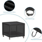 Outdoor Square Table Cover for 26 Inch Bistro Coffee Table - Image 3