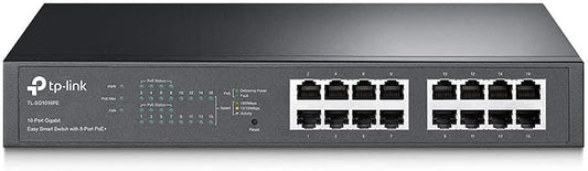 TP-Link TL-SG1016PE | 16 Port Gigabit PoE Switch | Easy Smart Managed | 8 PoE+ by TP-Link