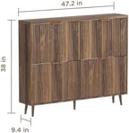 Shoe Cabinet Storage, Modern Freestanding Organizer - Image 2