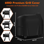 i COVER 600D Grill Cover for Pit Boss 820-850 Series, Heavy-Duty Premium Canvas - Image 2