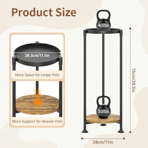 LASZOLA Plant Stand Tall Flower Holder - Image 3