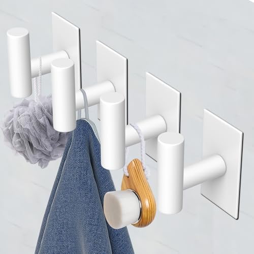 VAEHOLD Wall Towel Hooks, Heavy Duty Sticky Holder Waterproof Towel Hooks - Image 6