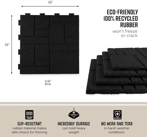 Playsafer Squarescape Rubber Interlocking Tile - Image 6