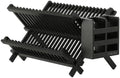 HBlife Dish Rack, Bamboo Folding 2-Tier Collapsible Drainer Dish Drying Rack by HBlife