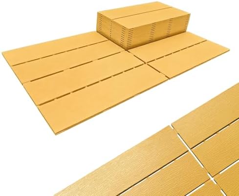 Plastic Interlocking Deck Tiles, Outdoor Patio Flooring 22 sq ft by ARRYNTHEON