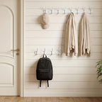 WEBI Coat Rack Wall Mounted, Coat Hooks Wall Mount, Coat Hanger Wall Hook Rack - Image 5