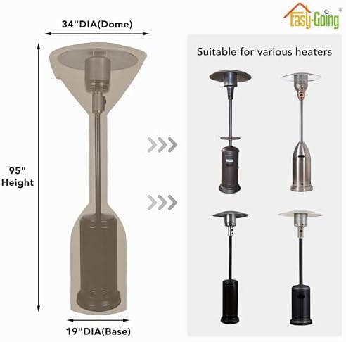 Easy-Going Stand-Up Patio Heater Cover - Image 2