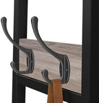Coat Rack Freestanding with 3 Shelves and 7 Hooks - Image 3