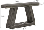 Tribesigns Farmhouse Console Table, 55-Inch Rustic Sofa Table - Image 2